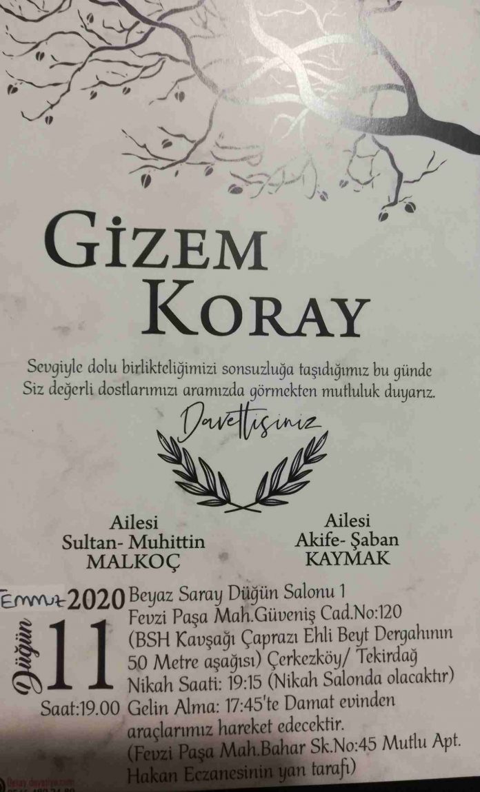 koray kaymak düğün